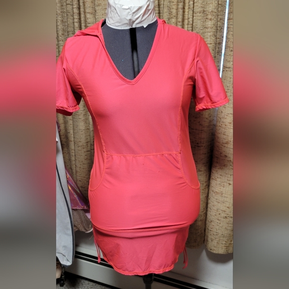 Swim Neon Pink Swim Shirt M Poshmark